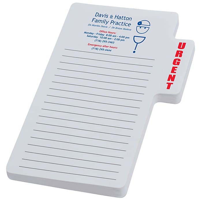 Souvenir Memo Tabs Sticky Notepad - 50 sheet