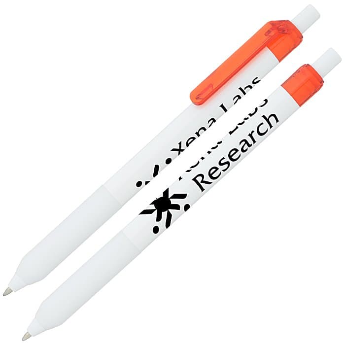 Alamo Pen - White - Translucent