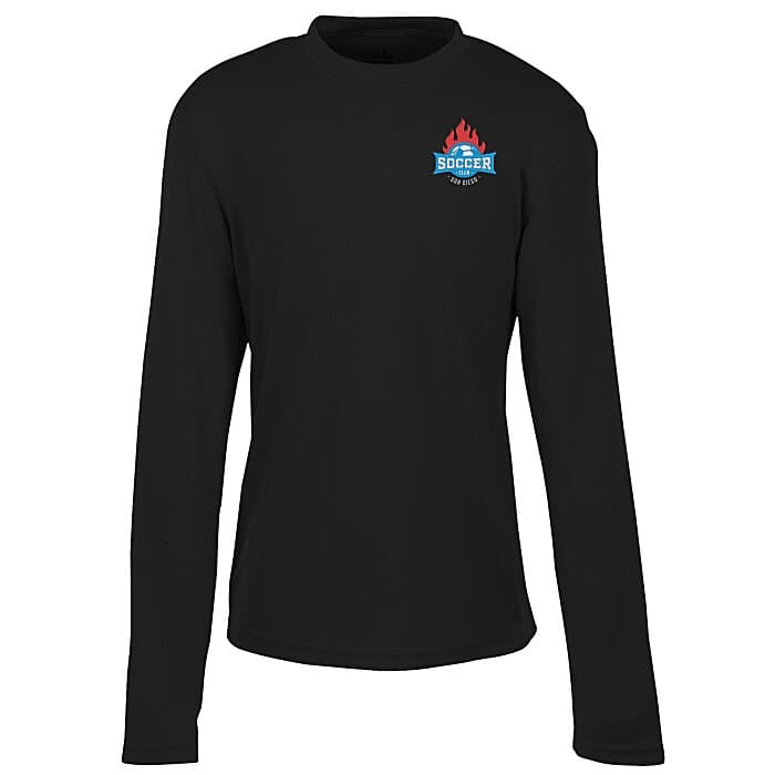 Boston Long Sleeve Training Tech Tee - Youth - Embroidered