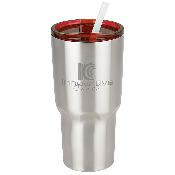 Kong Vacuum Insulated Travel Tumbler - 26 oz. - Stainless Steel - Laser Engraved