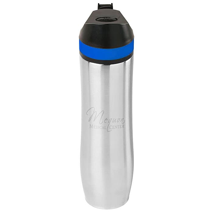 Persona Wave Vacuum Sport Bottle - 20 oz - Laser Engraved