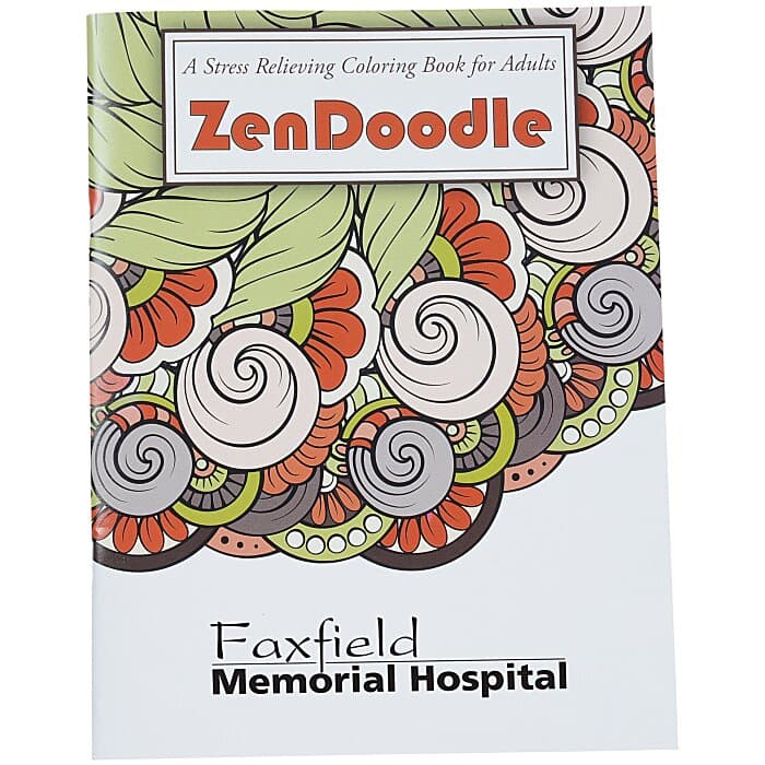 Stress Relieving Adult Coloring Book - Zen Doodle