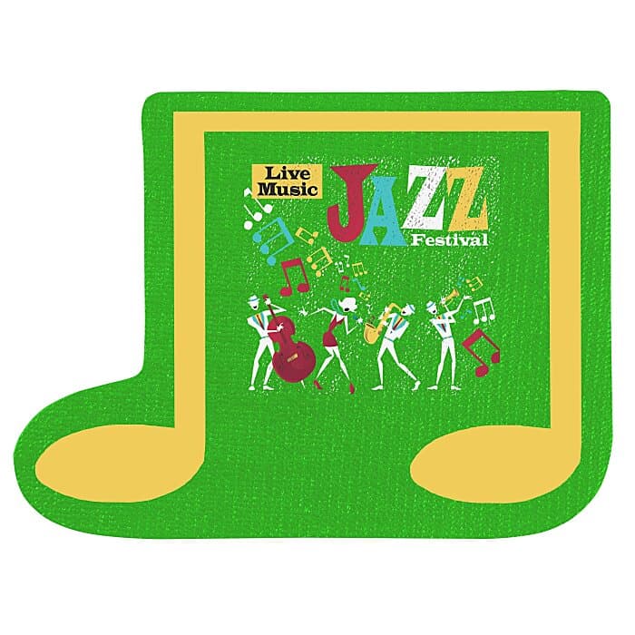 Cushioned Jar Opener - Music Note - Full Color