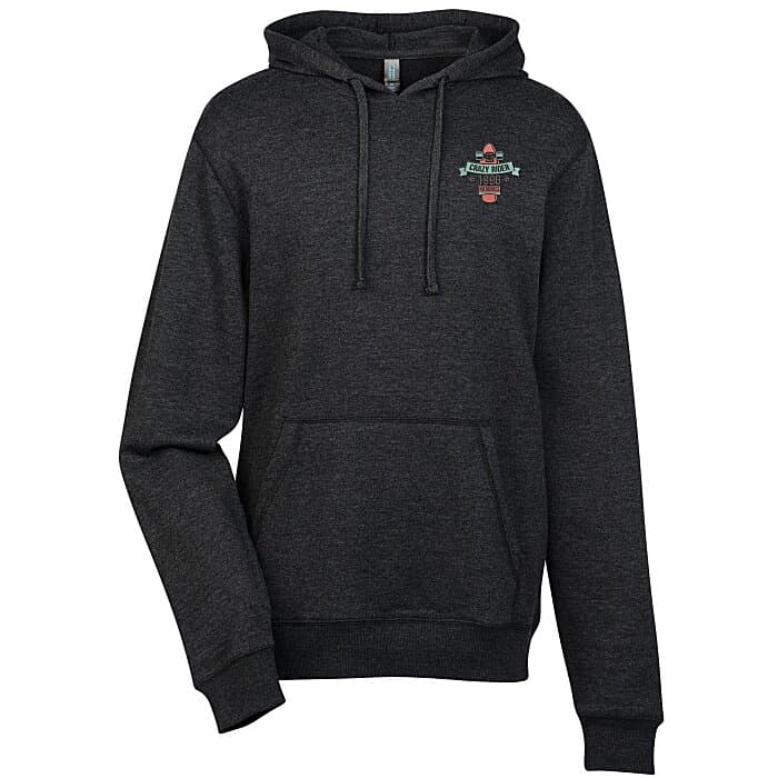 Lightweight Heathered Fleece Hoodie - Men's - Embroidered