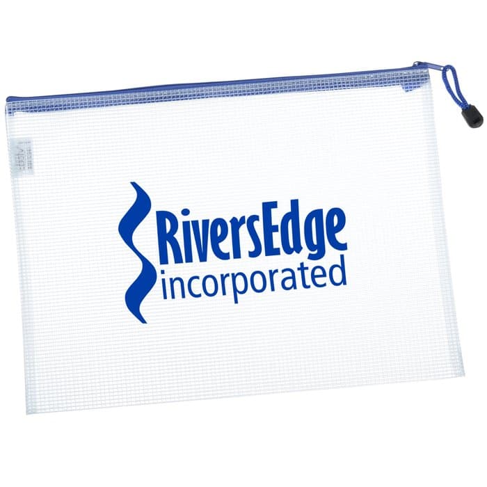 PolyWeave Zippered Pouch - 9 1/4 inches x 13 1/4 inches