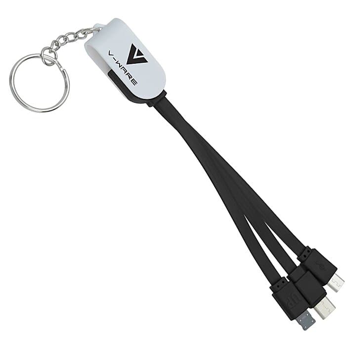 Rotate Charging Cable Keychain