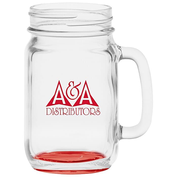Mason Jar Mug - 16 oz - Bottom Color