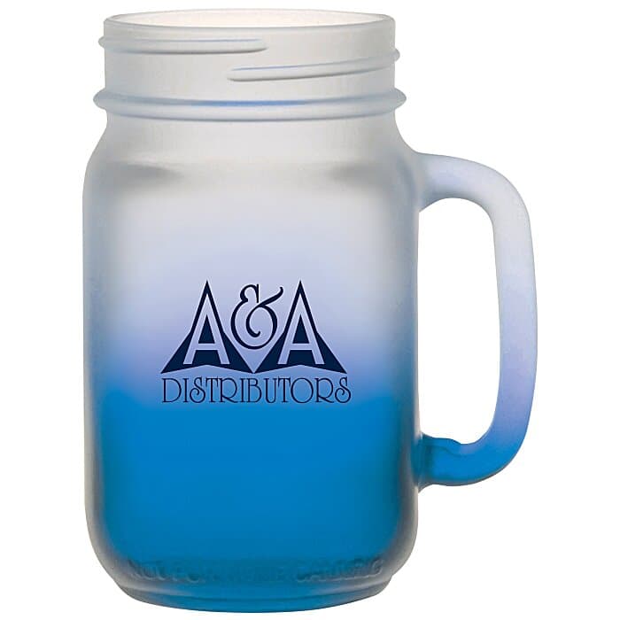 Mason Jar Mug - 16 oz - Frosty Color