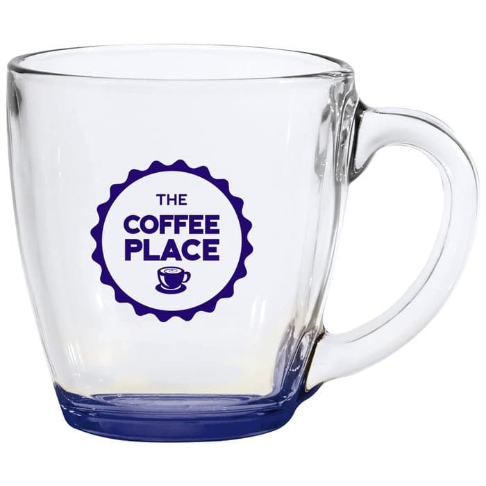 Bistro Glass Mug - 16 oz - Bottom Color