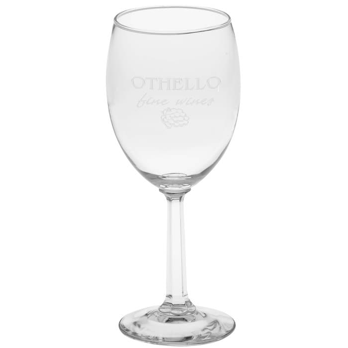 Napa Valley Optic Stem Goblet - 10 oz - Deep Etch