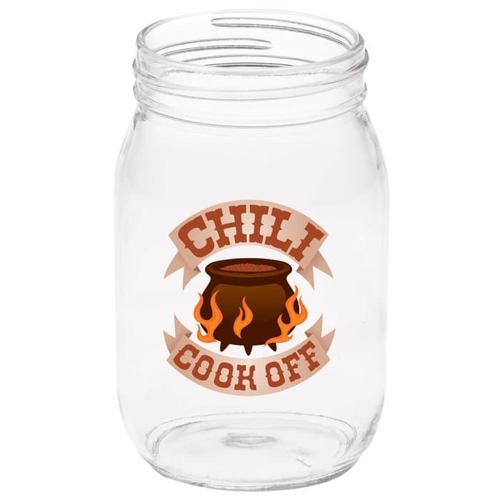 Mason Jar - 16 oz - Full Color