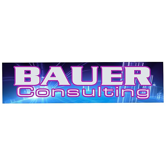 Full Color Sticker - Rectangle - 1 inch x 4 inches