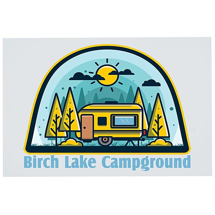 Full Color Sticker - Rectangle - 1 3/4 inches x 2 5/8 inches