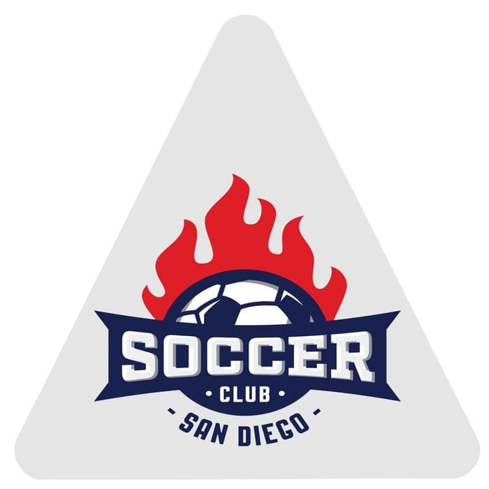 Full Color Sticker - Triangle - 4 inches