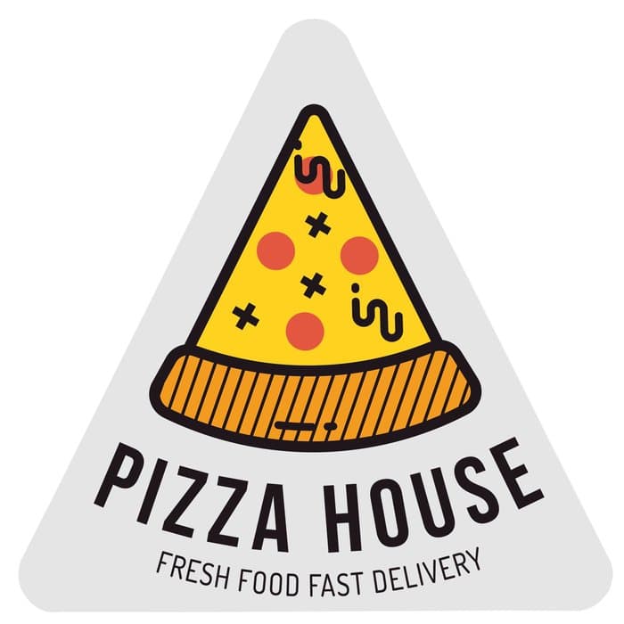 Full Color Sticker - Triangle - 8 inches