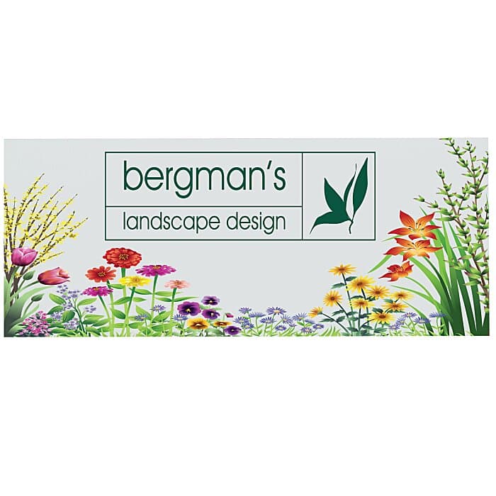 Full Color Static Decal - Rectangle - 1 inch x 2-1/2 inches