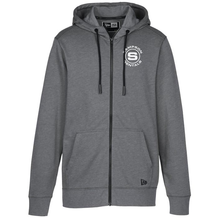 New Era Tri-Blend Full-Zip Hoodie - Men's - Screen