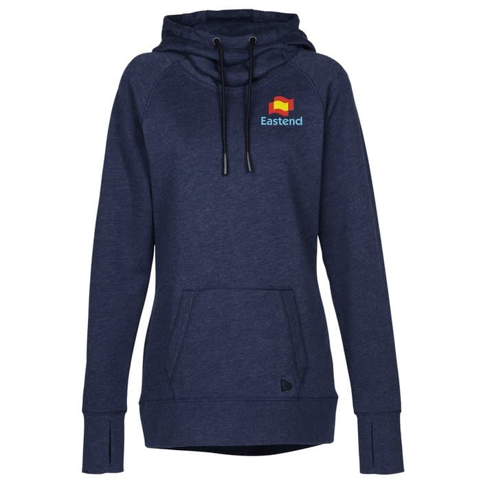 New Era Tri-Blend Hoodie - Ladies' - Embroidered