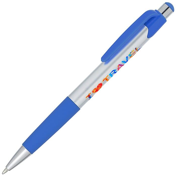 Mardi Gras Pen - Silver - Full Color
