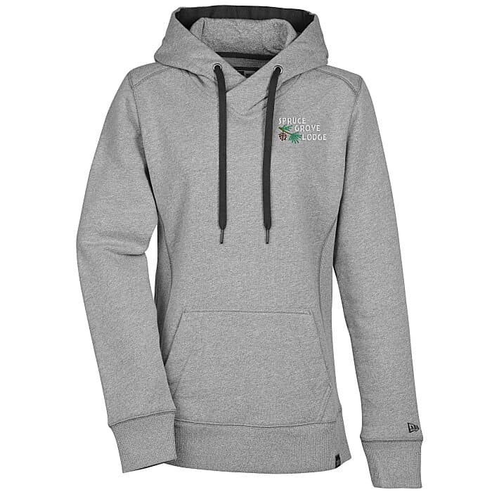 New Era French Terry Hoodie - Ladies' - Embroidered