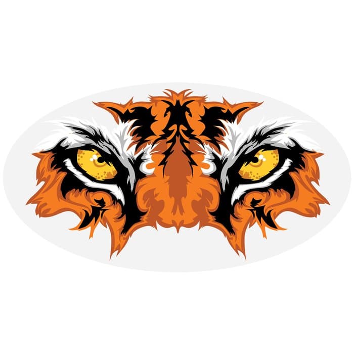 Full Color Static Decal - Oval - 3 inches x 5-1/2 inches