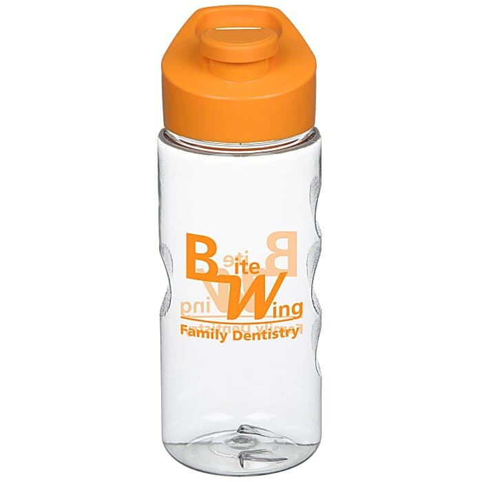 Clear Impact Mini Mountain Bottle with Flip Carry Lid - 22 oz