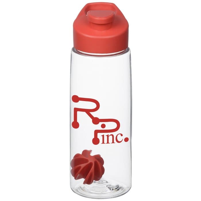 Clear Impact Flair Bottle with Flip Carry Lid - 26 oz - Shaker
