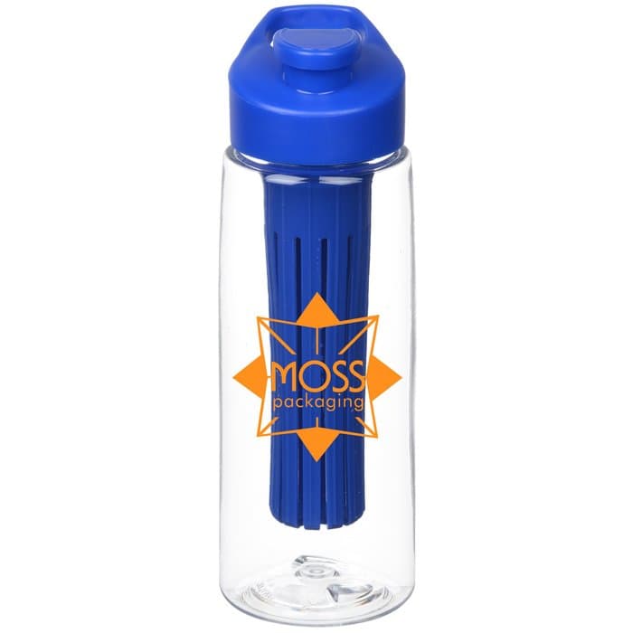 Clear Impact Infuser Flair Bottle with Flip Carry Lid - 26 oz