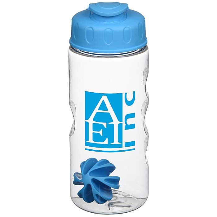 Clear Impact Mini Mountain Bottle with Flip Lid - 22 oz - Shaker
