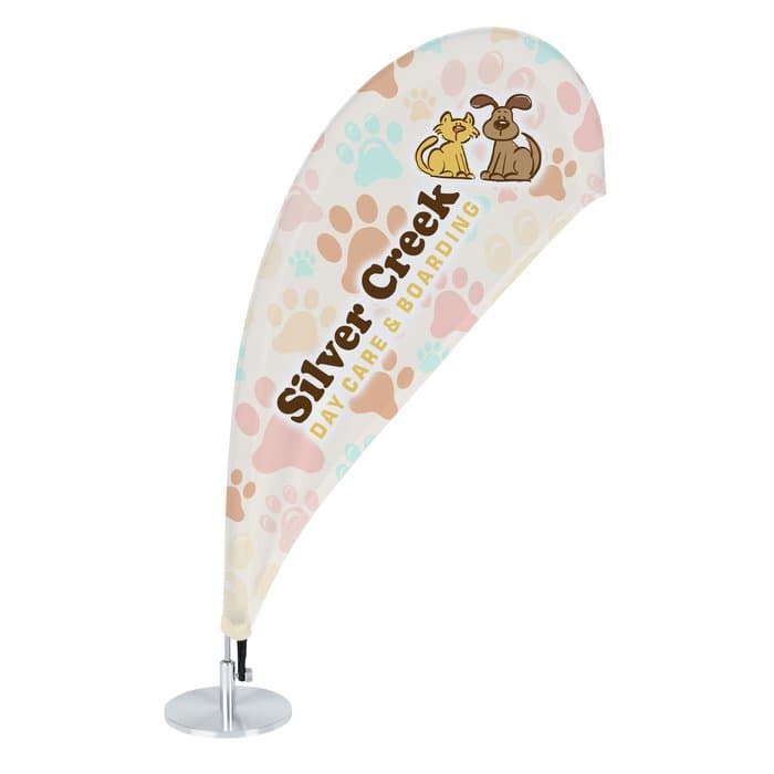Micro Teardrop Tabletop Sail Sign - One Sided