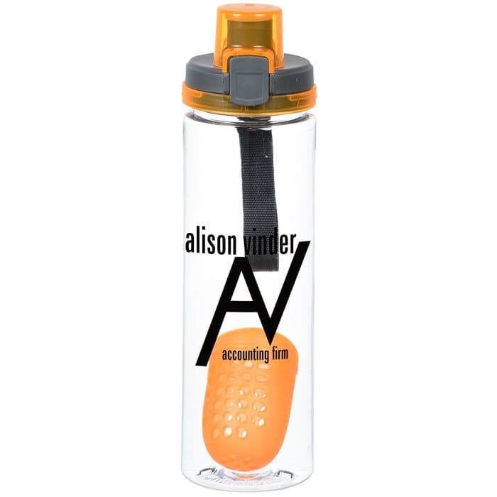 On The Go Bottle with Locking Lid - 22 oz - Floating Infuser
