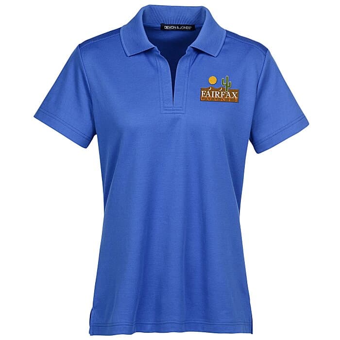 CrownLux Performance Plaited Polo - Ladies'