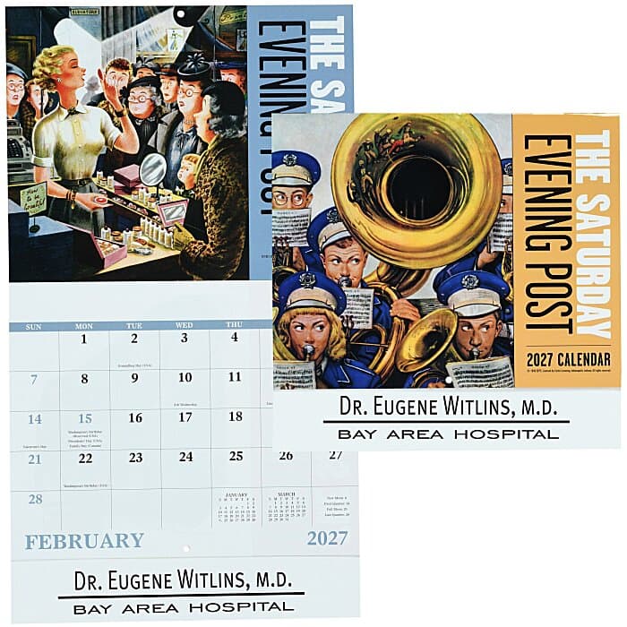The Saturday Evening Post Calendar - Stapled