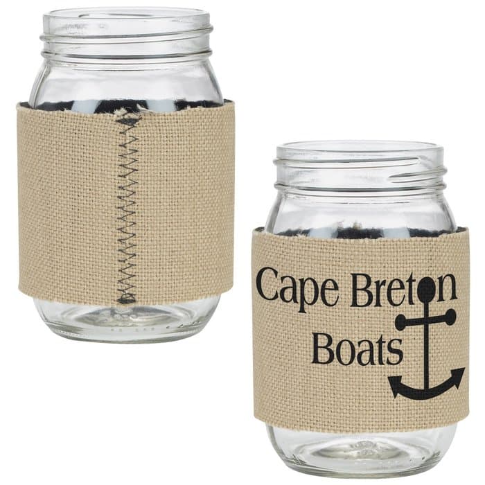 Jar Sleeve - Burlap