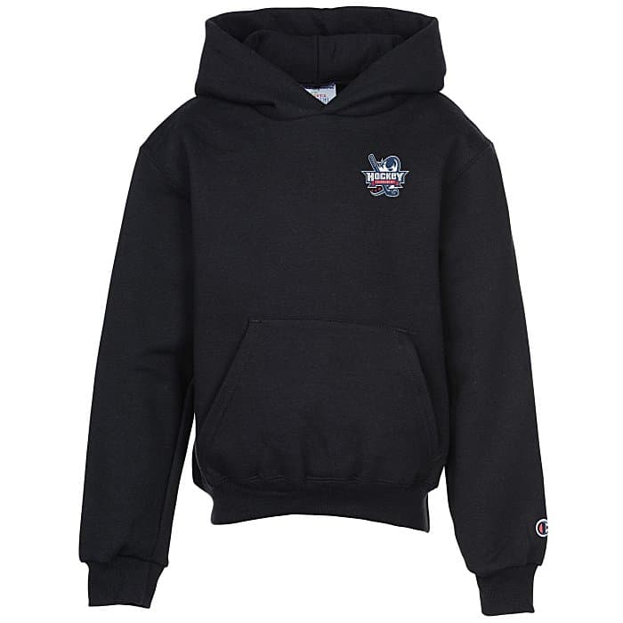Champion Powerblend Hoodie - Youth - Embroidered