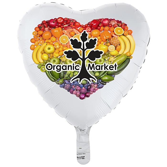 Full Color Foil Balloon - 17 inches - Heart