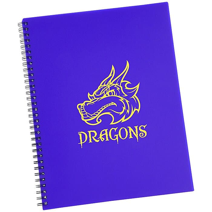 Large Narrow Ruled Spiral Notebook