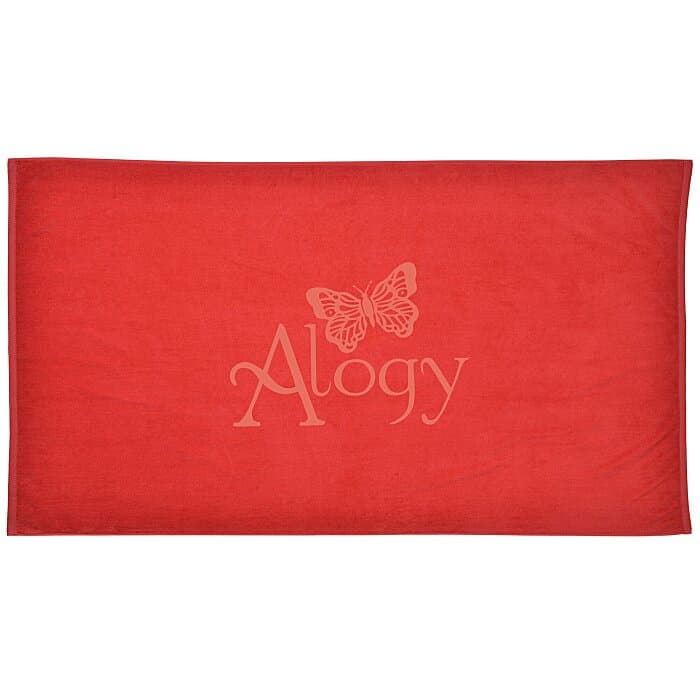 Signature Ultraweight Beach Towel Tone on Tone