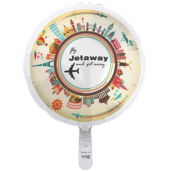 Full Color Foil Balloon - 17 inches - Round