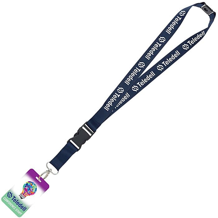 Maverick Lanyard & Badge Combo - 40 inches - 3 3/8 inches x 2 1/8 inches