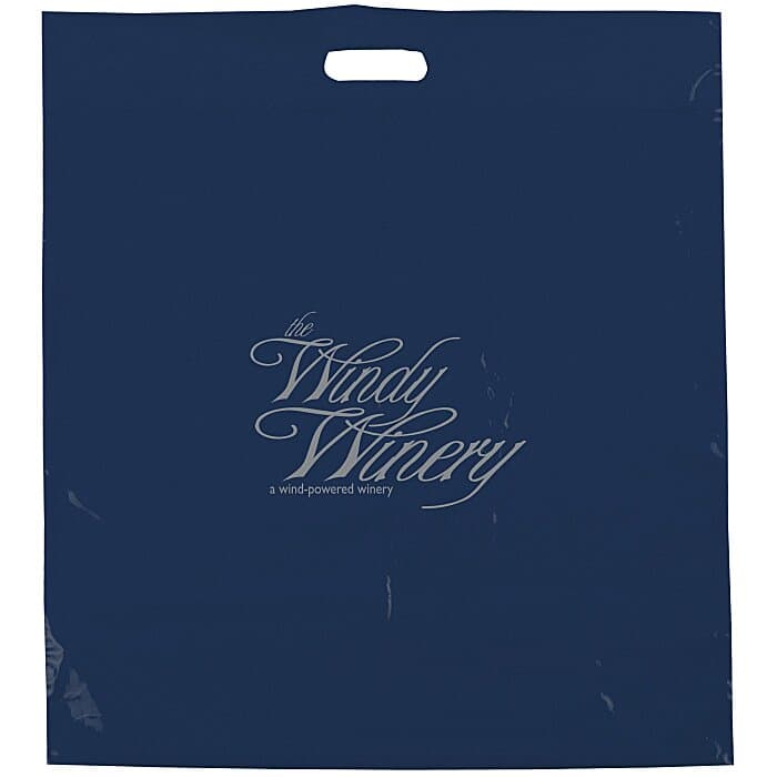 Reinforced Handle Plastic Bag - 22 inches x 20 inches