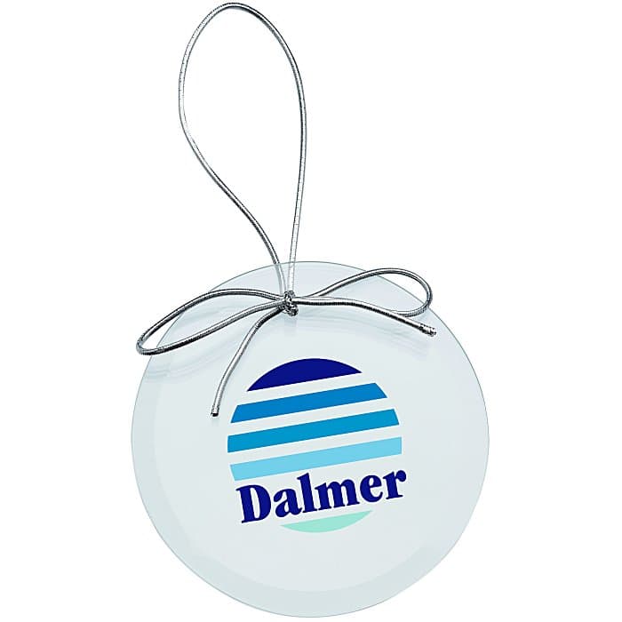 Jade Crystal Ornament - Round - Full Color