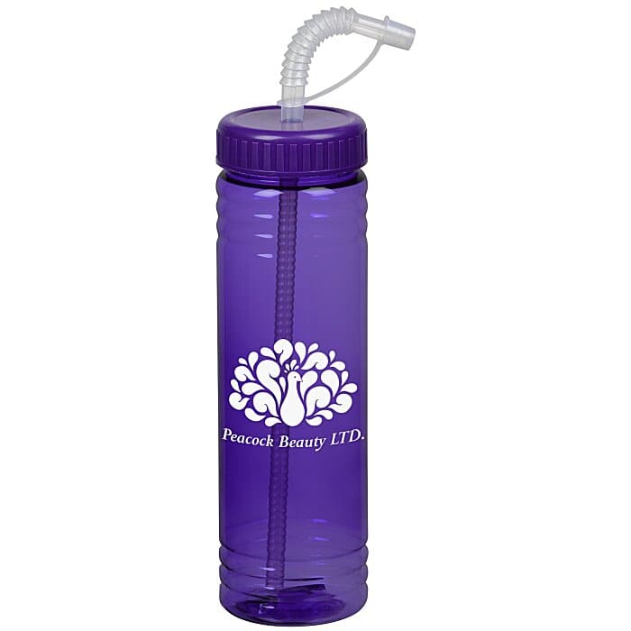 Halcyon Water Bottle with Straw Lid - 24 oz