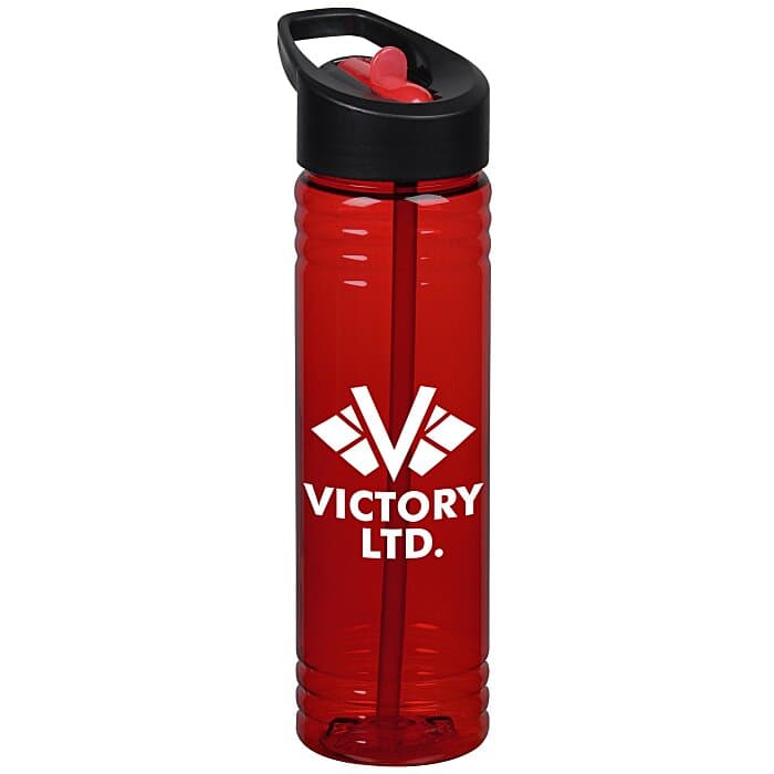 Halcyon Water Bottle with Two-Tone Flip Straw Lid - 24 oz