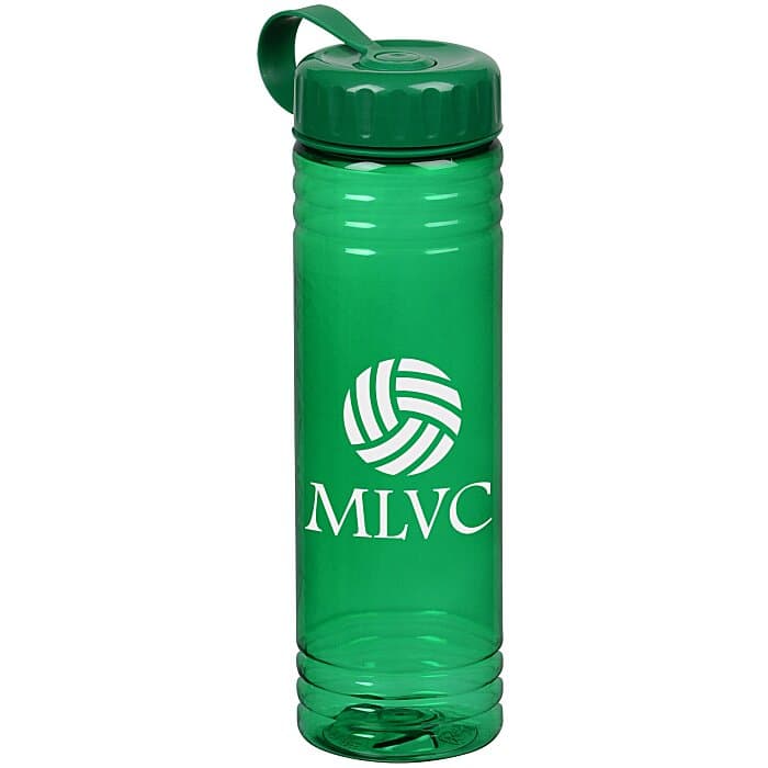 Halcyon Water Bottle with Tethered Lid - 24 oz