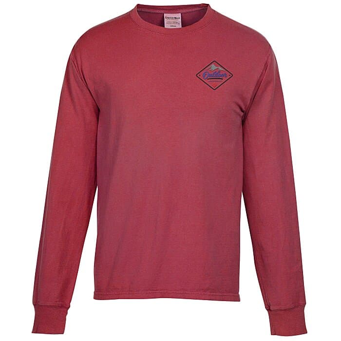 ComfortWash Garment-Dyed LS Tee - Embroidered