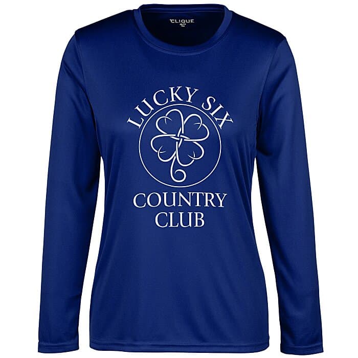 Spin Dye Jersey LS Tee - Ladies' - Screen