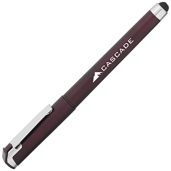 Cali Soft Touch Stylus Gel Pen - Metallic