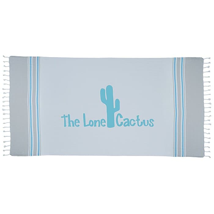 Turkish Peshtemal Beach Towel - White