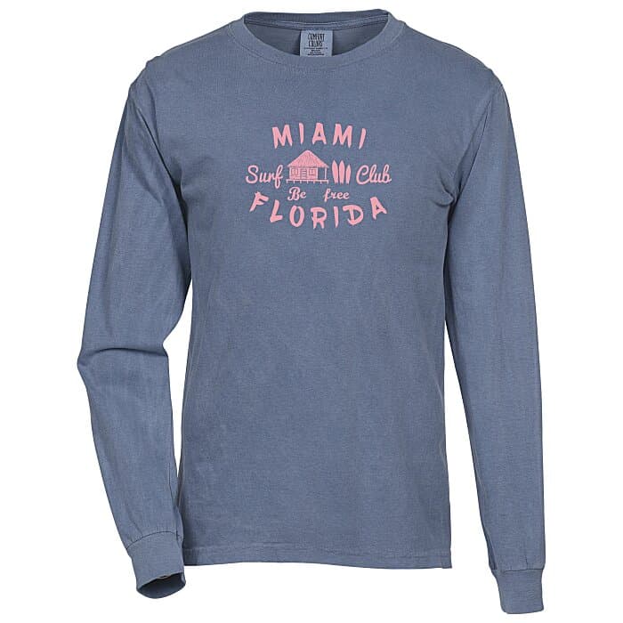 Comfort Colors Garment-Dyed 6.1-oz LS T-Shirt - Screen